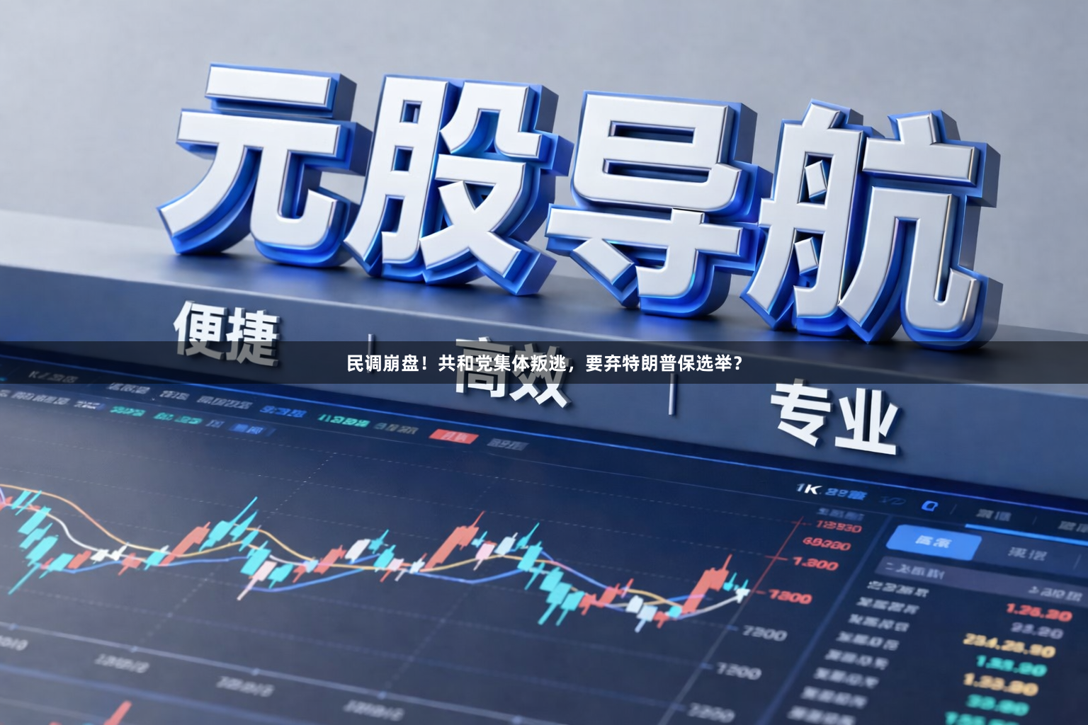 民调崩盘！共和党集体叛逃，要弃特朗普保选举？